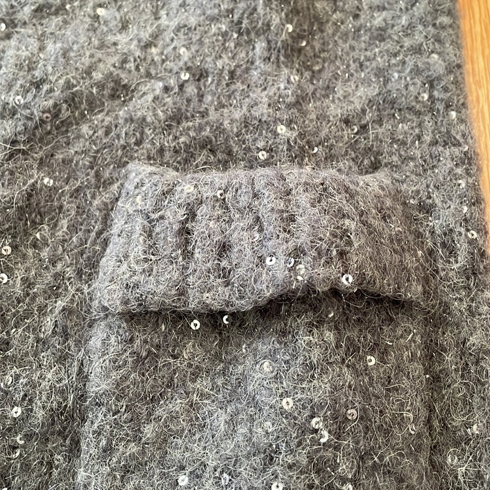 Tommy Bahama Cardigan Sweater Womens XXS Gray Sustone Open Front Alpaca Wool - Picture 4 of 10